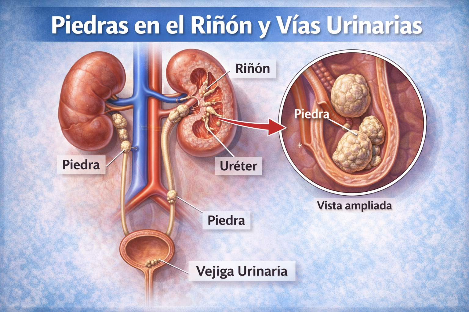 Tratamiento de cálculos urinarios
